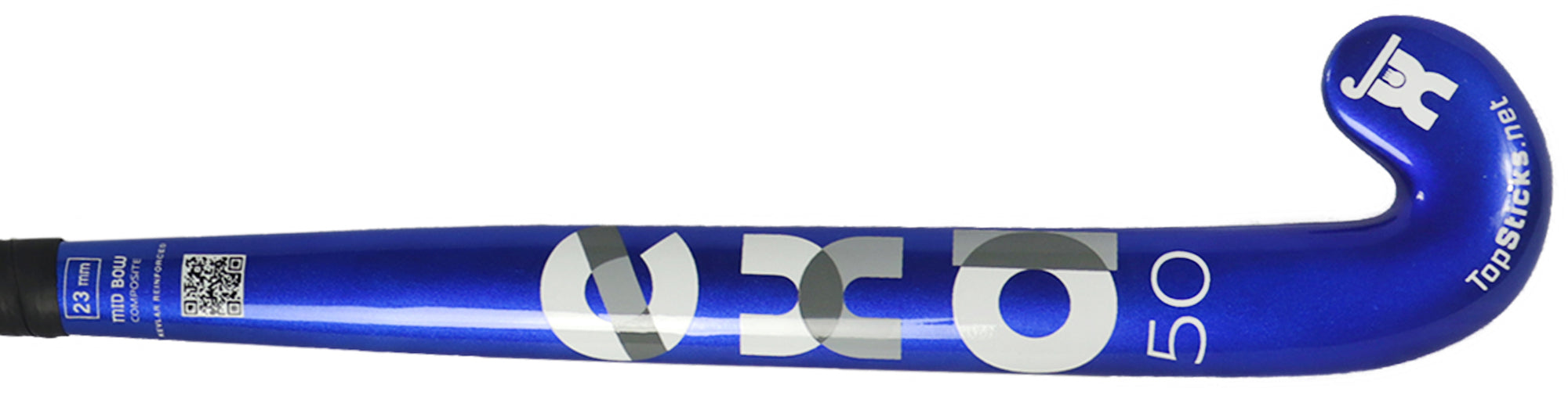 Exa 50 Mid Bow Shiny Blue Field Hockey Stick